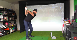 I built a golf simulator AT HOME, Rick Shiels Home Golf Setup