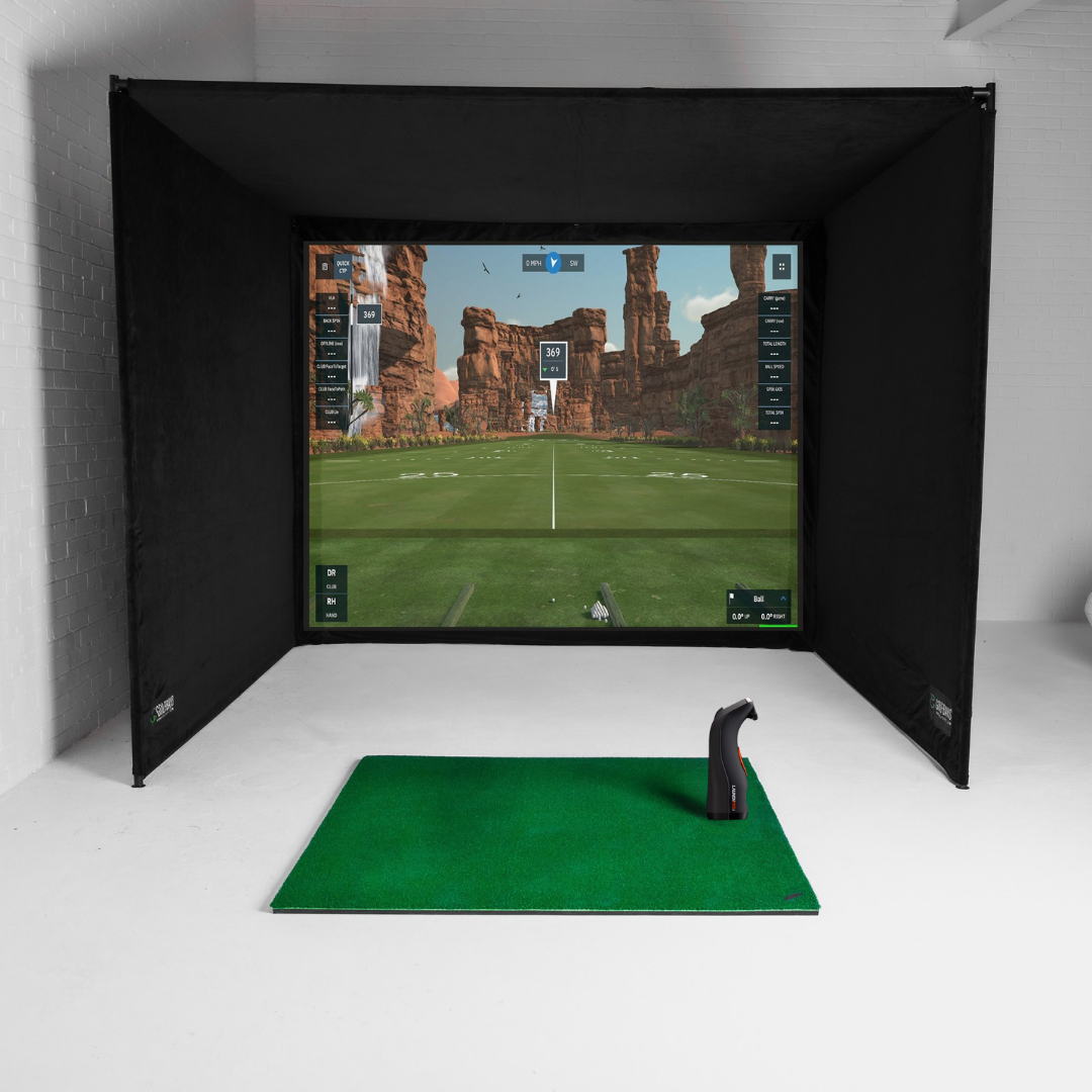 Bushnell Launch Pro Indoor Home Golf Simulator Bundle