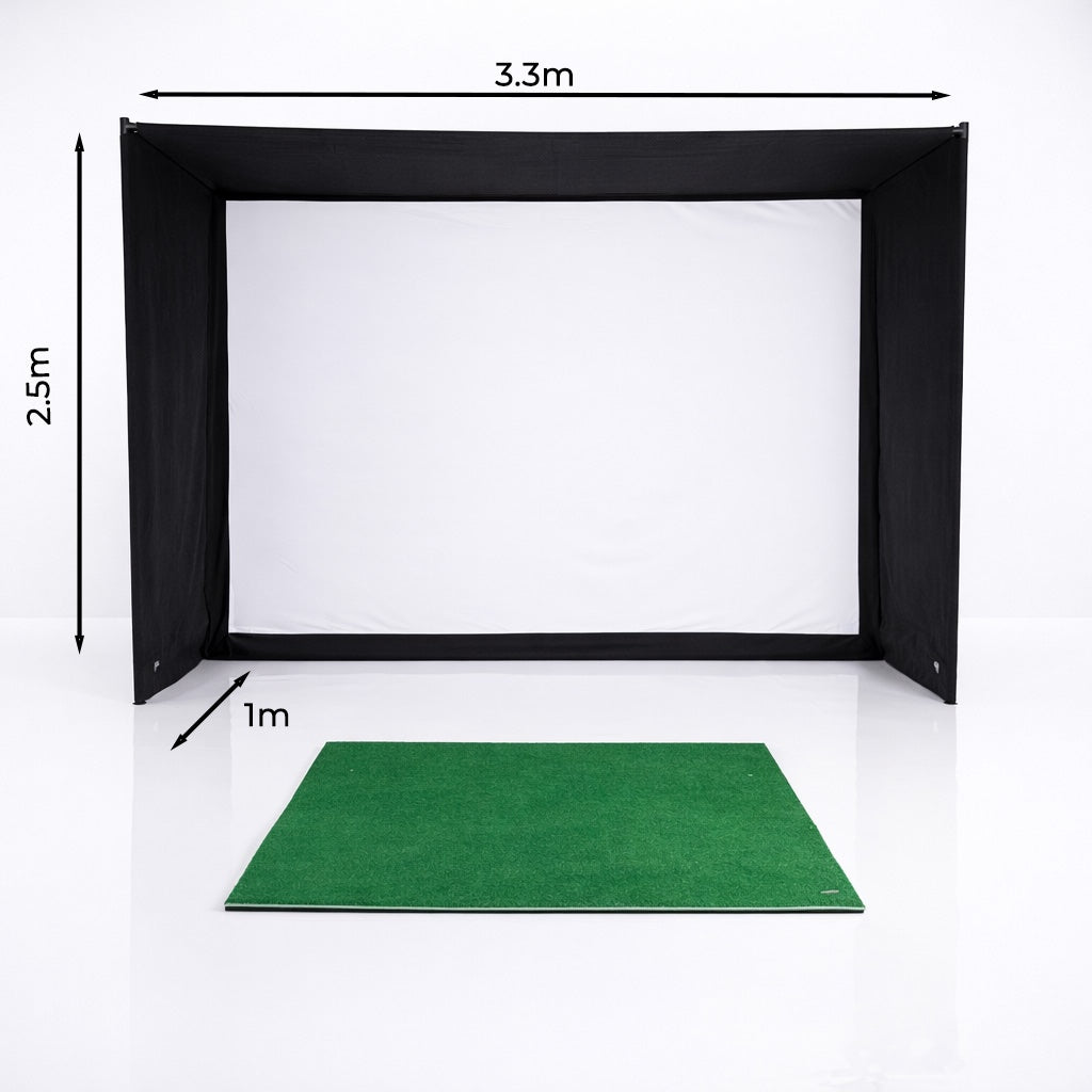 Rapsodo MLM2Pro EasySim Home Golf Simulator Full Package